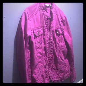 Chico’s violet colored jacket size 2